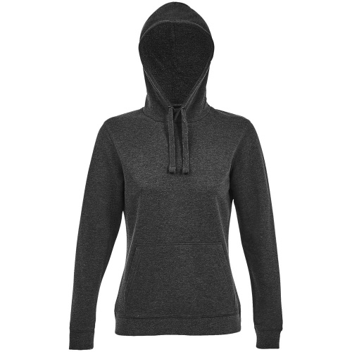 Толстовка женская Spencer Women, черный меланж Толстовка женская Spencer Women, черный меланж