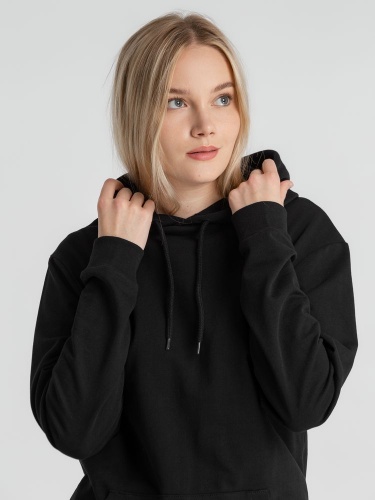 Толстовка с капюшоном унисекс Hoodie, черная фото 11 Толстовка с капюшоном унисекс Hoodie, черная фото 11