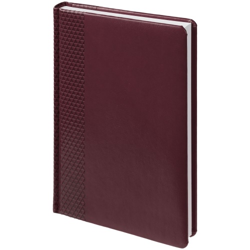 Ежедневник Prizma, недатированный, бордовый фото 2