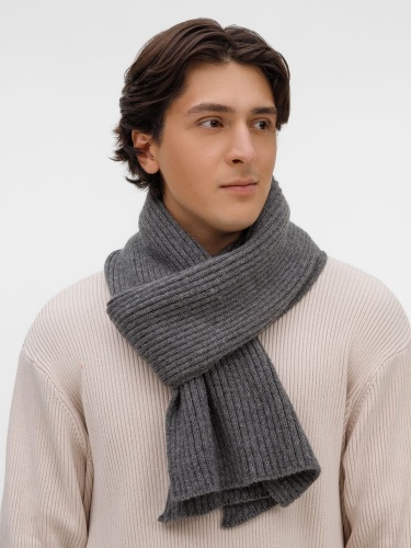 Шарф Laconi, темно-серый меланж фото 5 Шарф Laconi, темно-серый меланж фото 5