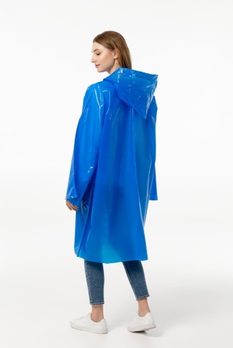 Дождевик-плащ CloudTime, синий фото 8