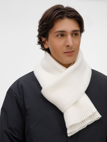Шарф Laconi, молочно-белый фото 3