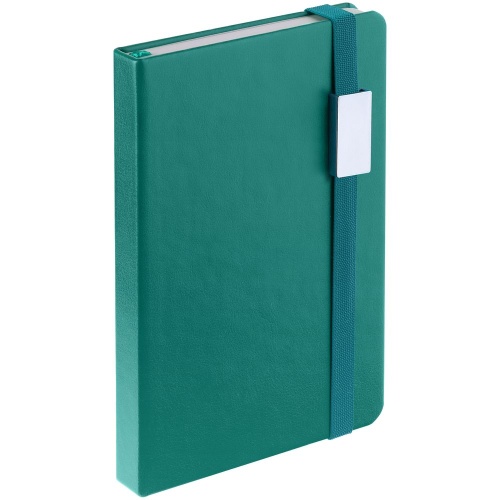 Ежедневник Replica Metal Mini, недатированный,бирюзовый фото 4