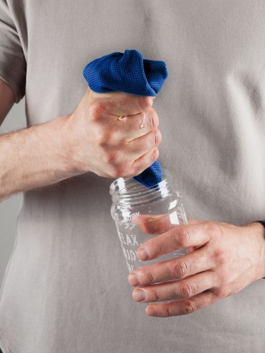 Охлаждающее полотенце Weddell, синее фото 3