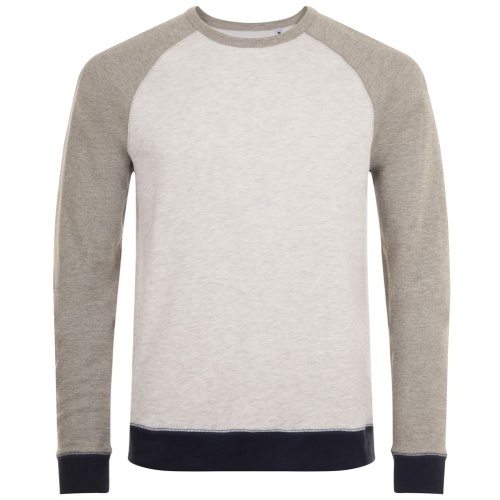 Толстовка унисекс Sandro, светло-серый меланж с темным меланжем Толстовка унисекс Sandro, светло-серый меланж с темным меланжем