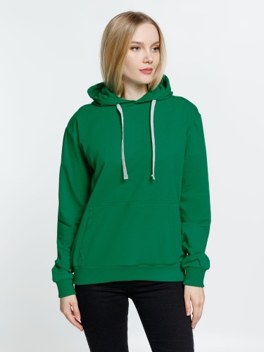 Толстовка с капюшоном Kirenga, зеленая фото 9 Толстовка с капюшоном Kirenga, зеленая фото 9