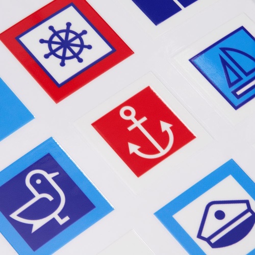 Стикерпак UV-DTF Industry, море фото 2 Стикерпак UV-DTF Industry, море фото 2