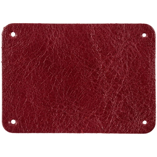 Лейбл кожаный Beta, XL, красный Лейбл кожаный Beta, XL, красный