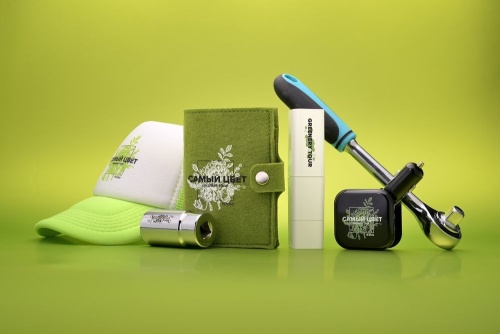 Бейсболка Bubble, зеленый неон с белым фото 6