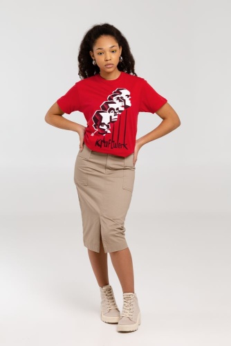 Футболка «Меламед. Kraftwerk», красная фото 7