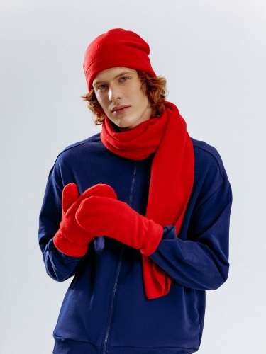 Шапка Fleecy, красная фото 4 Шапка Fleecy, красная фото 4