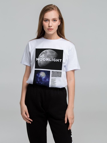 Футболка Moonlight, белая фото 4