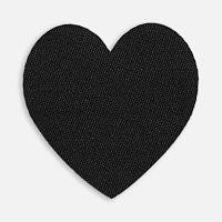 Наклейка тканевая Lunga Сor, M, черная