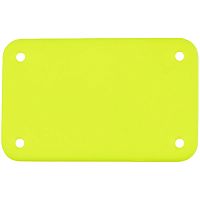 Лейбл из ПВХ Kreta, S, желтый неон