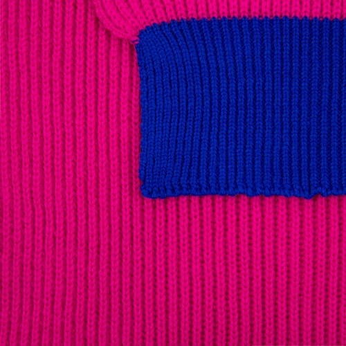 Шарф Snappy, фуксия с синим фото 3 Шарф Snappy, фуксия с синим фото 3