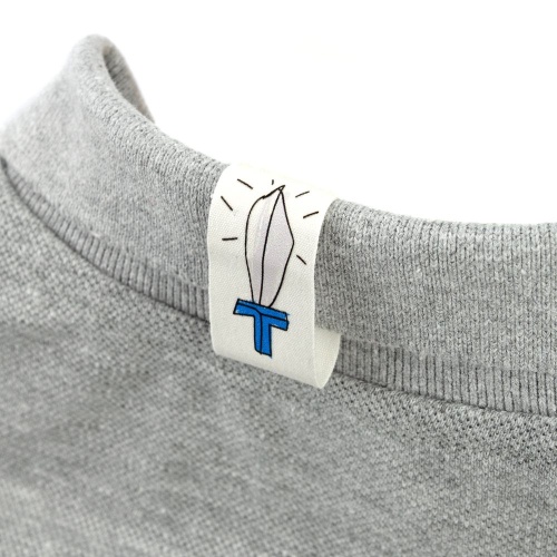 Лейбл хлопковый Doni, S, беленый фото 4 Лейбл хлопковый Doni, S, беленый фото 4