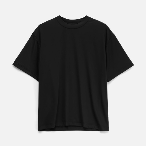 Футболка из бифлекса Morfiss, черная фото 3