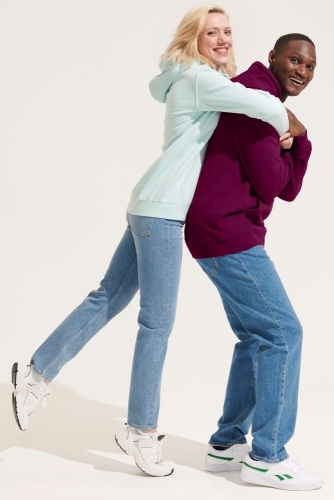 Худи унисекс Condor, зелено-голубое фото 3 Худи унисекс Condor, зелено-голубое фото 3