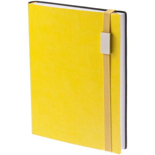 Ежедневник Vivian Metal, недатированный, желтый Ежедневник Vivian Metal, недатированный, желтый