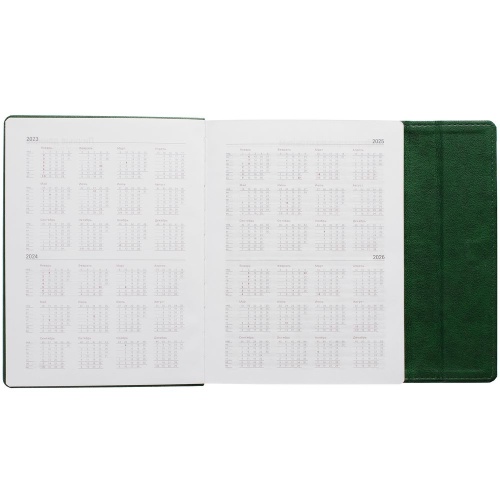 Ежедневник Flap, недатированный, зеленый фото 7
