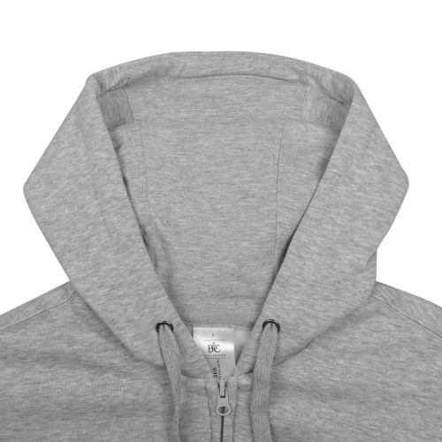 Толстовка мужская Hooded Full Zip серый меланж фото 5