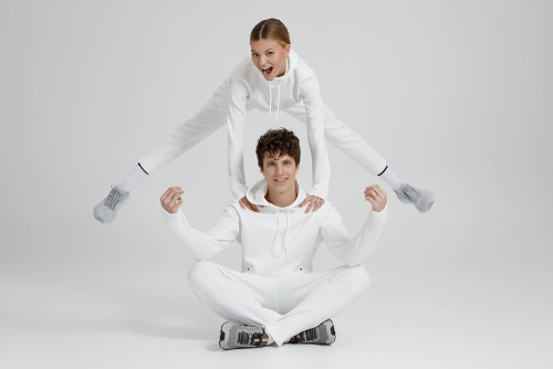 Худи унисекс Begi, молочно-белое фото 6 Худи унисекс Begi, молочно-белое фото 6