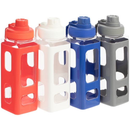 Бутылка для воды Square Fair, белая фото 3 Бутылка для воды Square Fair, белая фото 3