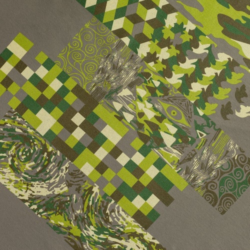 Футболка «Искусство камуфляжа», серая (стальная) фото 3 Футболка «Искусство камуфляжа», серая (стальная) фото 3