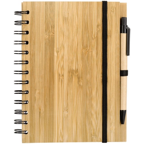 Блокнот на кольцах Bambook с шариковой ручкой Блокнот на кольцах Bambook с шариковой ручкой