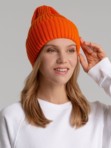 Шапка Yong, оранжевая фото 5 Шапка Yong, оранжевая фото 5