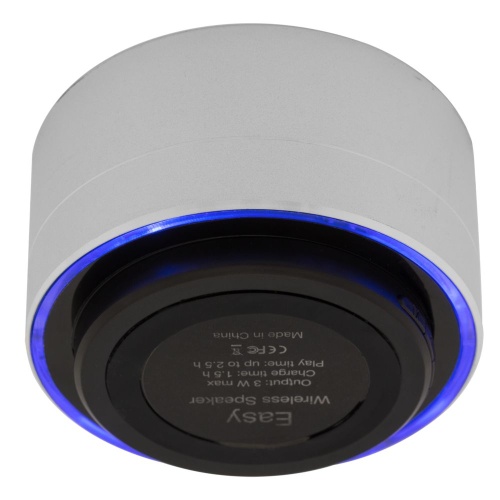 Беспроводная колонка Easy, серебристая фото 7 Беспроводная колонка Easy, серебристая фото 7