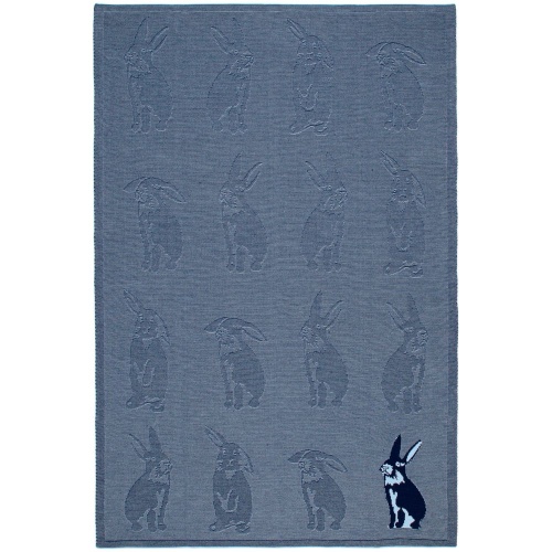 Плед Stereo Bunny, синий фото 3