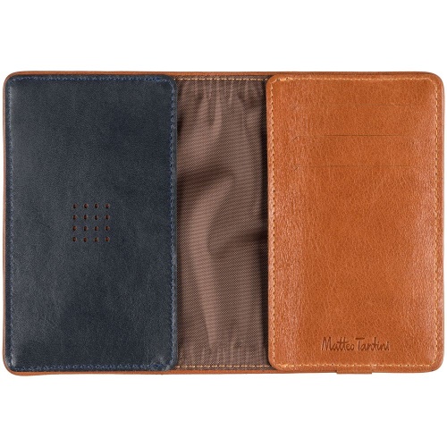 Обложка для паспорта Kalsa Palermo, синяя фото 8 Обложка для паспорта Kalsa Palermo, синяя фото 8