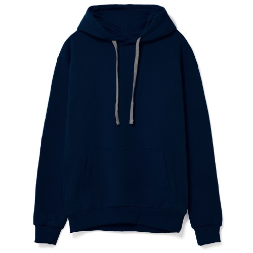 Толстовка с капюшоном Unit Kirenga Heavy, темно-синяя Толстовка с капюшоном Unit Kirenga Heavy, темно-синяя