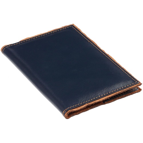 Обложка для паспорта Palermo, синяя фото 3