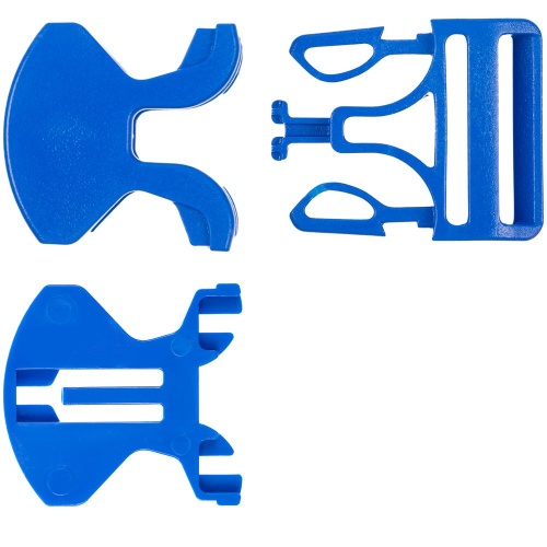 Застежка-пряжка односторонняя Triden, синий фото 2 Застежка-пряжка односторонняя Triden, синий фото 2