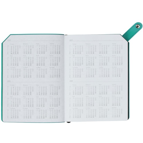 Ежедневник Angle, недатированный, бирюзовый фото 7 Ежедневник Angle, недатированный, бирюзовый фото 7