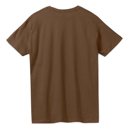 Футболка унисекс Regent 150, коричневая фото 3