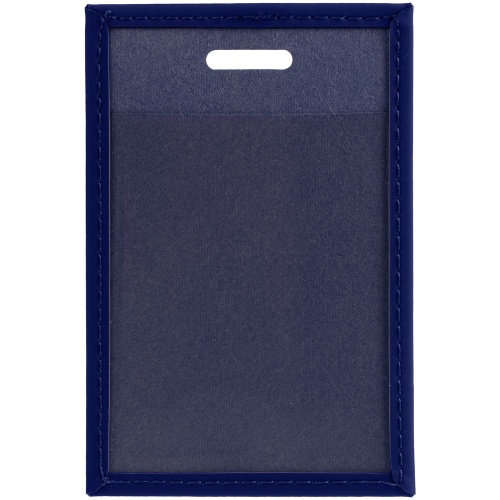 Чехол для пропуска Shall, синий фото 3