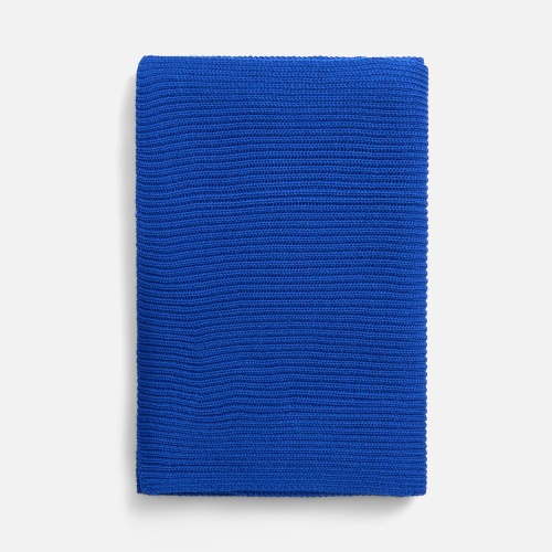 Шарф Nobilis Mono, ярко-синий фото 2