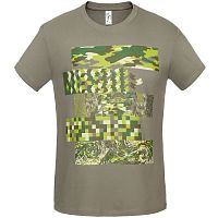 Футболка «Искусство камуфляжа», серая (стальная)