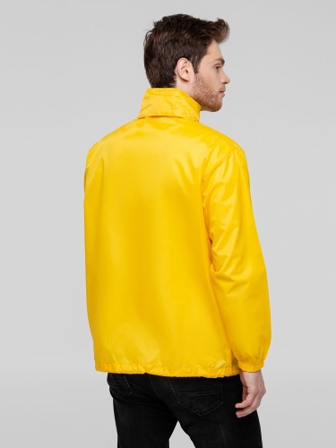 Ветровка унисекс Shift, желтая фото 7