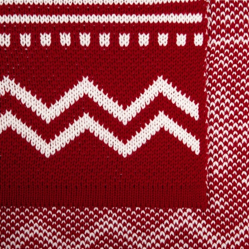 Плед Elnik, красным с молочно-белым фото 4 Плед Elnik, красным с молочно-белым фото 4