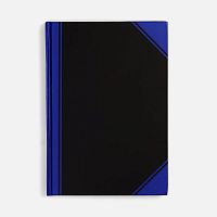 Блокнот Accenti, черный с синим