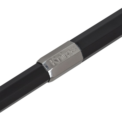 Зонт складной TS220 с безопасным механизмом, черный фото 8