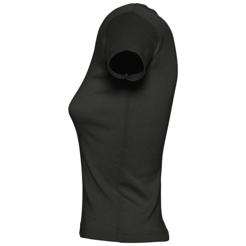 Футболка женская с круглым вырезом Lady 220 черная фото 4