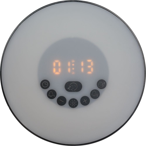 Лампа-колонка dreamTime для пробуждения светом и музыкой, черная фото 4