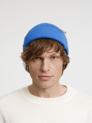 Шапка Pricker, синяя (аква) фото 4 Шапка Pricker, синяя (аква) фото 4