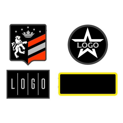 Шеврон из габардина Gabo M, черный Шеврон из габардина Gabo M, черный