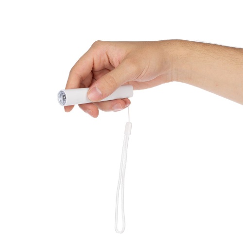 Фонарик аккумуляторный Falkirk, белый фото 3 Фонарик аккумуляторный Falkirk, белый фото 3